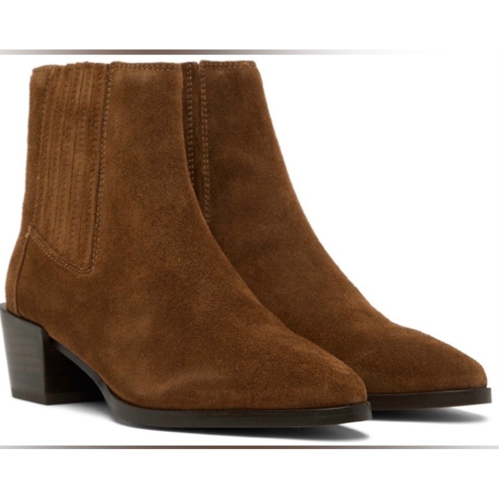 Rag & Bone Cognac Suede Rover Boot - Size 37.5 (7.5)